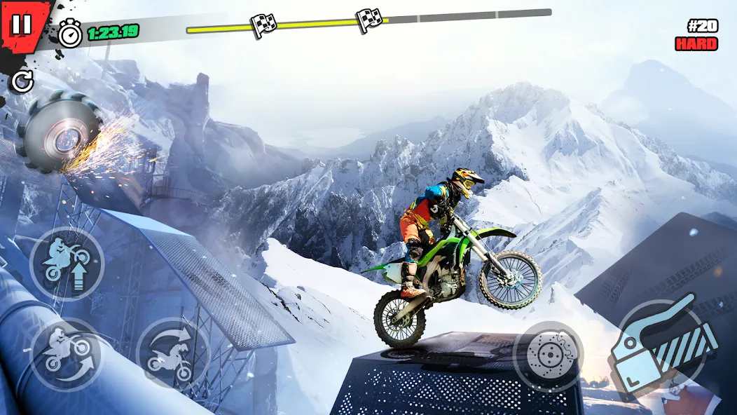 Trial Mania: Dirt Bike Games (Трайал Мания)  [МОД Много денег] Screenshot 3