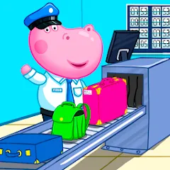 Скачать взлом Hippo: Airport Profession Game [МОД Mega Pack] на Андроид