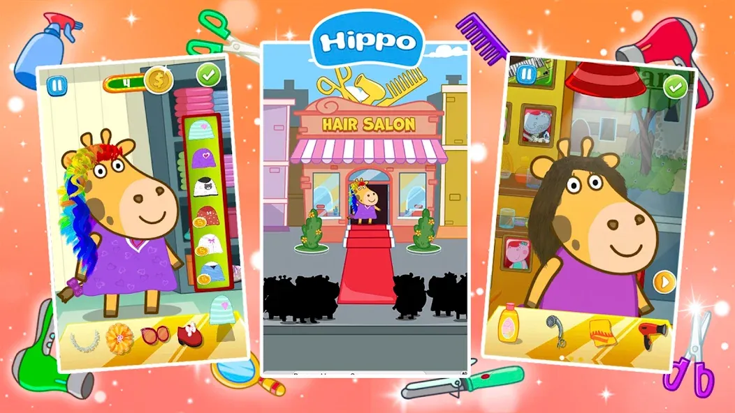 Hair Salon: Fashion Games  [МОД Бесконечные монеты] Screenshot 5