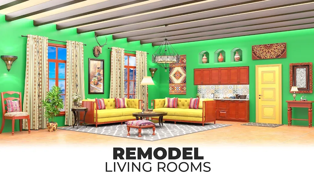 My Home Makeover: House Design  [МОД Menu] Screenshot 3