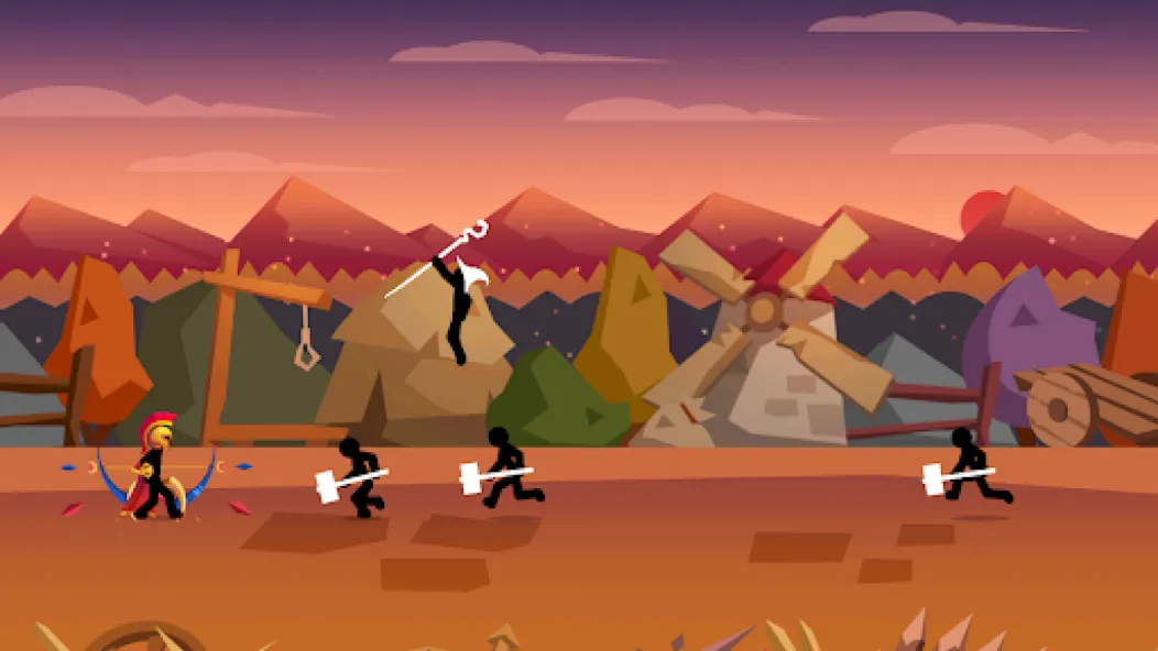 Stick Fight: Shadow Archer (Стк Файт)  [МОД Unlimited Money] Screenshot 1