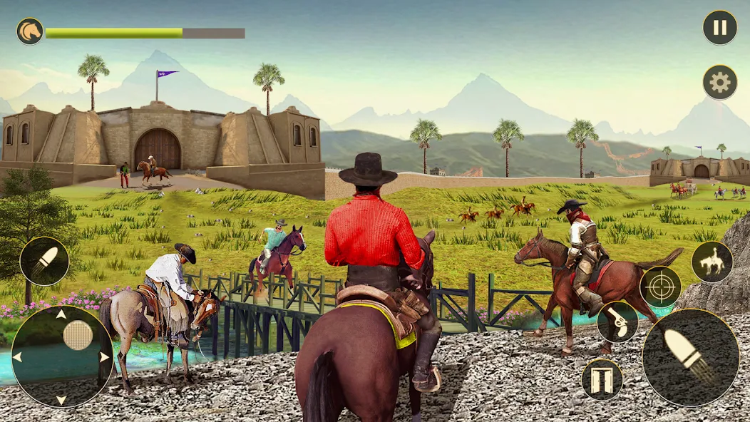 Horse Riding Rivals Horse Race (ХорсРайдинг Ривалс Лошадиные скачки)  [МОД Меню] Screenshot 2