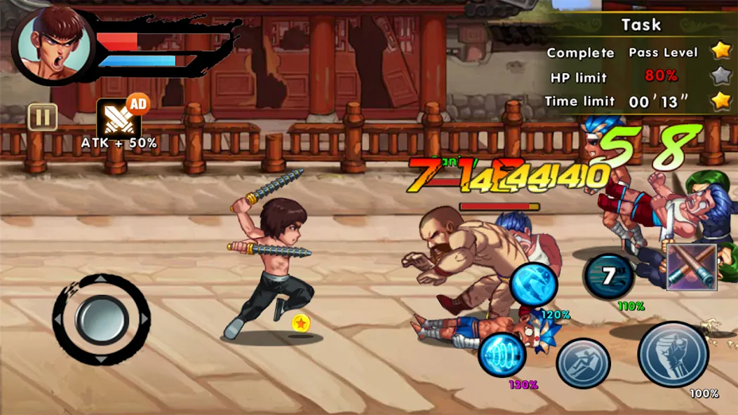 Kung Fu Attack: Final Fight (Кунгфу Атака)  [МОД Mega Pack] Screenshot 4