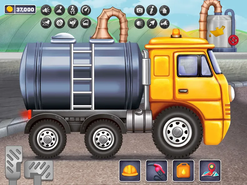 Oil Tanker Truck Games  [МОД Menu] Screenshot 5