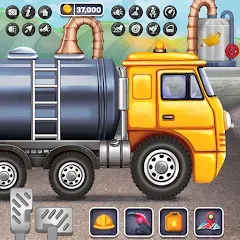 Скачать взлом Oil Tanker Truck Games [МОД Menu] на Андроид