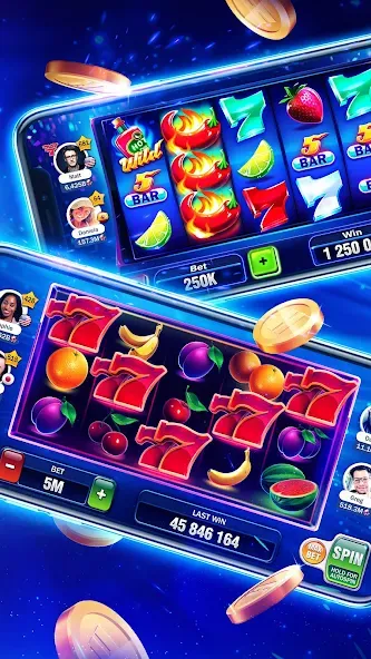 Huuuge Casino Slots Vegas 777 (Хьюдж Казино Слотс Вегас 777)  [МОД Menu] Screenshot 4