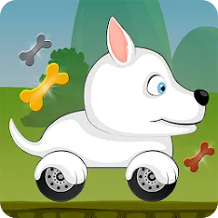 Скачать взлом Racing games for kids - Dogs  [МОД Много денег] на Андроид