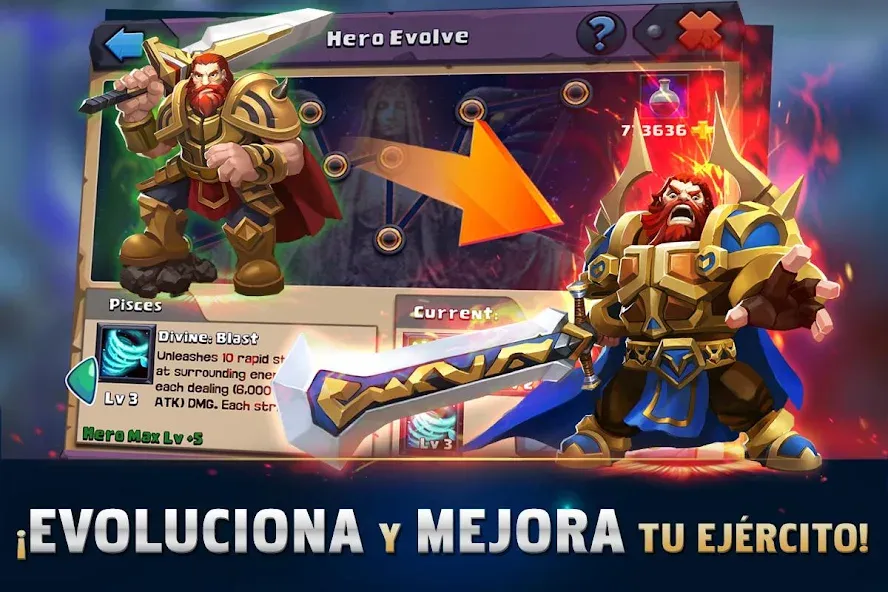 Clash of Lords 2: Español (Клэш оф Лордс 2)  [МОД Много монет] Screenshot 3