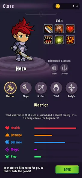 The Walking Hero - Idle RPG (Зе Волкинг Хиро)  [МОД Menu] Screenshot 2