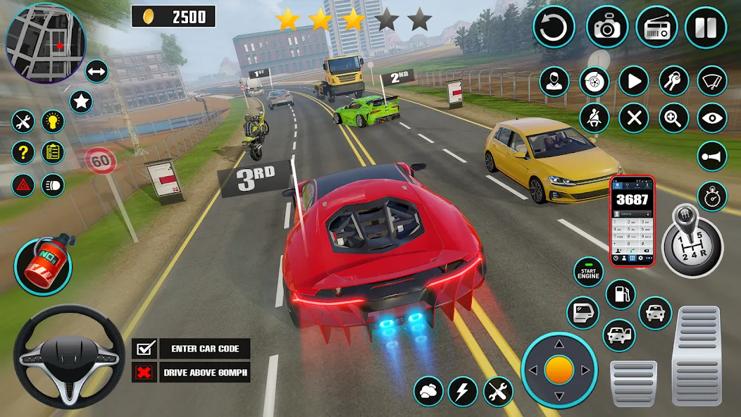 Open World Car Driving Games (Открытые мировые игры по вождению автомобиля)  [МОД Много денег] Screenshot 4