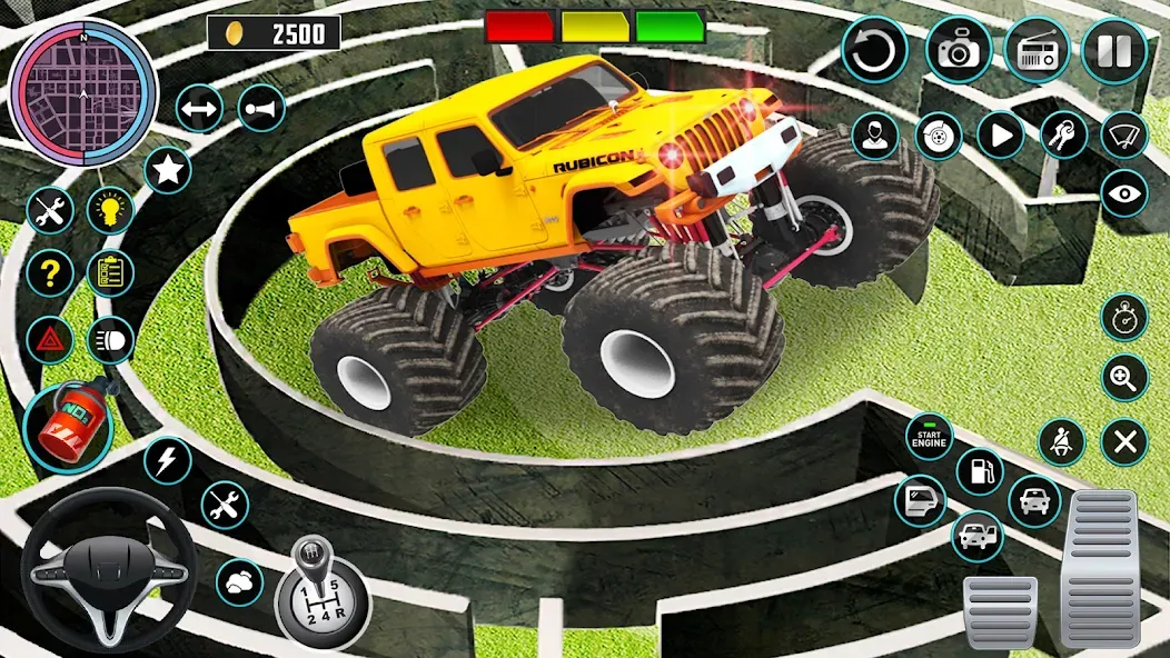 Monster Truck Maze Puzzle Game  [МОД Menu] Screenshot 2