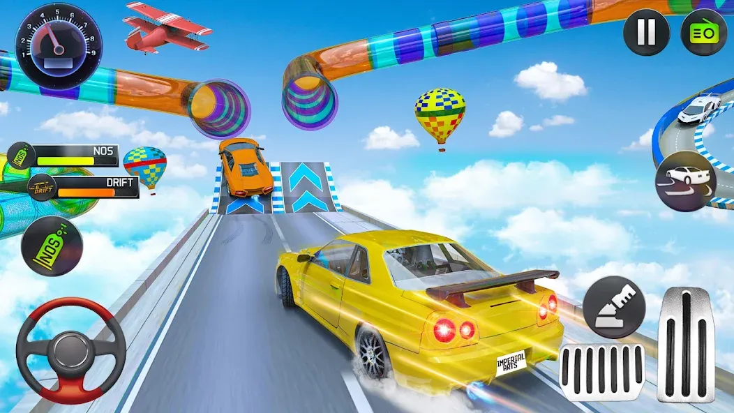 Mega Ramp Car Stunts Race Game  [МОД Mega Pack] Screenshot 2