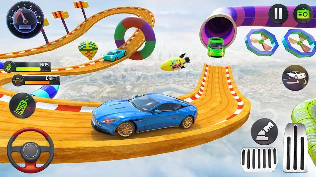 Mega Ramp Car Stunts Race Game  [МОД Mega Pack] Screenshot 3