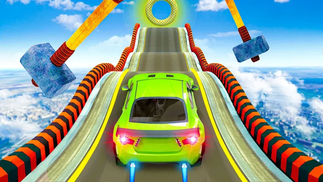 Mega Ramp Car Stunts Race Game  [МОД Mega Pack] Screenshot 5