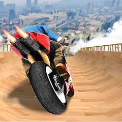 Скачать взлом Mega Ramp Bike Stunts Games 3D [МОД Unlocked] на Андроид