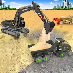 Скачать взлом Sand Excavator Simulator Games [МОД Бесконечные деньги] на Андроид