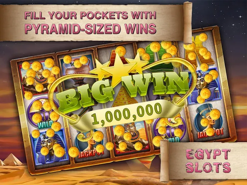 Egypt Slots Casino Machines (Египетские игровые автоматы казино)  [МОД Меню] Screenshot 4