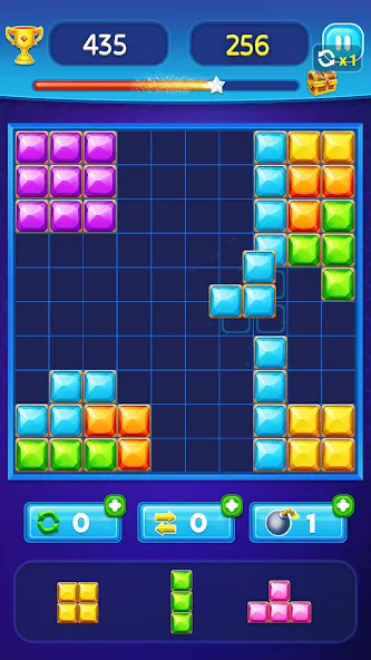 Block Puzzle - Gem Block (Блокпазл блокголоволомка)  [МОД Menu] Screenshot 2