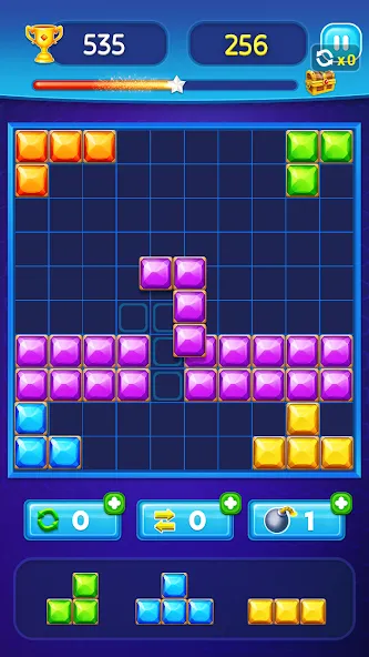 Block Puzzle - Gem Block (Блокпазл блокголоволомка)  [МОД Menu] Screenshot 3