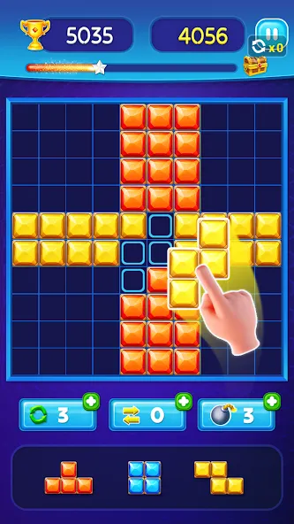 Block Puzzle - Gem Block (Блокпазл блокголоволомка)  [МОД Menu] Screenshot 5