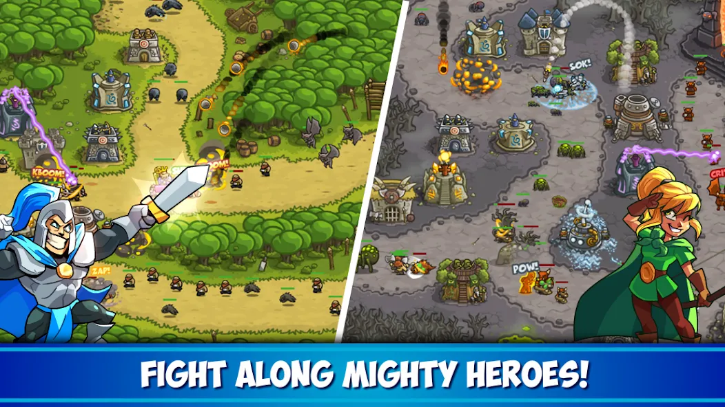 Kingdom Rush Tower Defense TD (Кингдом Раш)  [МОД Меню] Screenshot 3