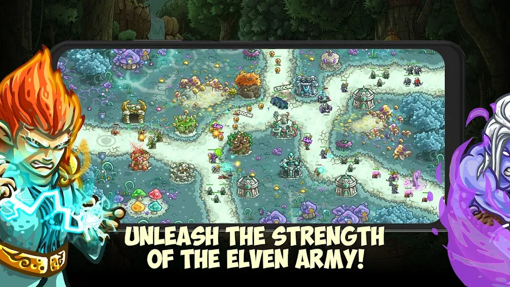 Kingdom Rush Origins TD (Кингдом Раш Ориджинс)  [МОД Бесконечные монеты] Screenshot 2