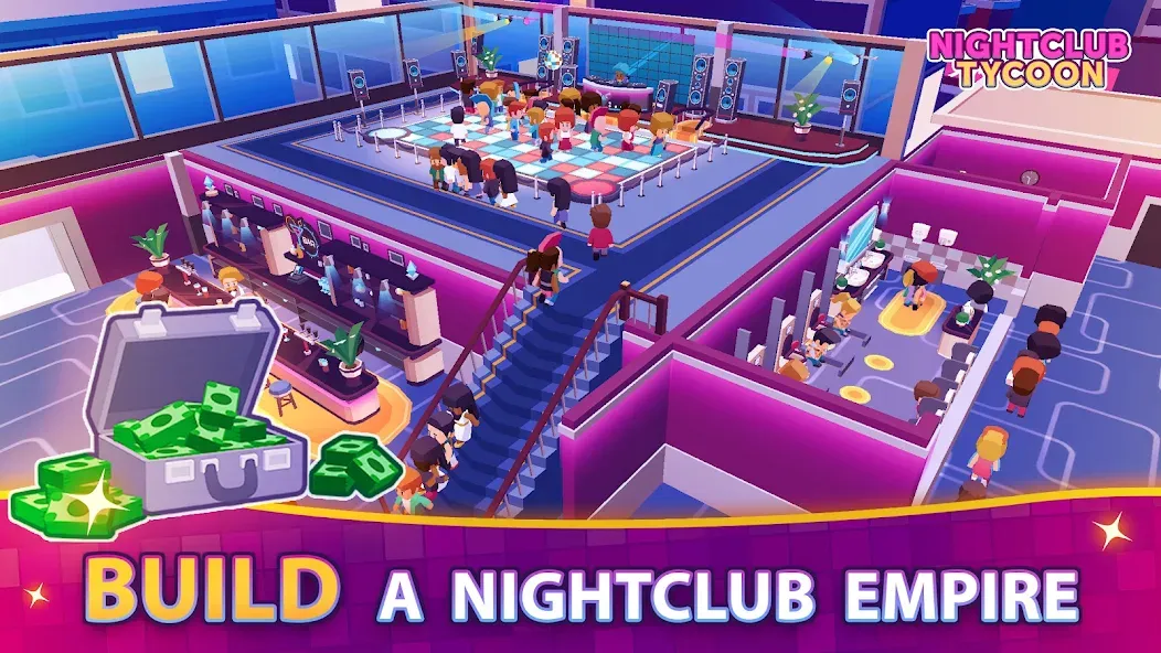 Nightclub Tycoon: Idle Empire  [МОД Mega Pack] Screenshot 1