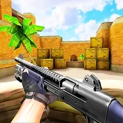 Скачать взлом Gun Strike: FPS Shooter Game (Каунтер Атак)  [МОД Menu] на Андроид