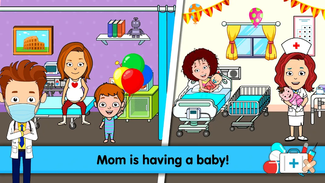 My Hospital Town Doctor Games  [МОД Все открыто] Screenshot 2