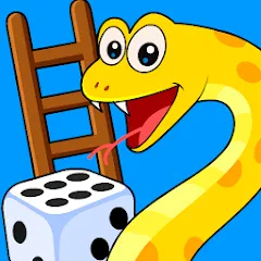 Скачать взлом Snake and Ladder Games [МОД Много монет] на Андроид