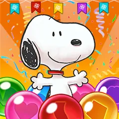 Скачать взлом Bubble Shooter - Snoopy POP! (Бабл шутер)  [МОД Меню] на Андроид