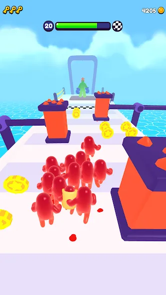 Join Blob Clash 3D: Mob Runner (Джойн Блоб Клаш 3D)  [МОД Все открыто] Screenshot 4