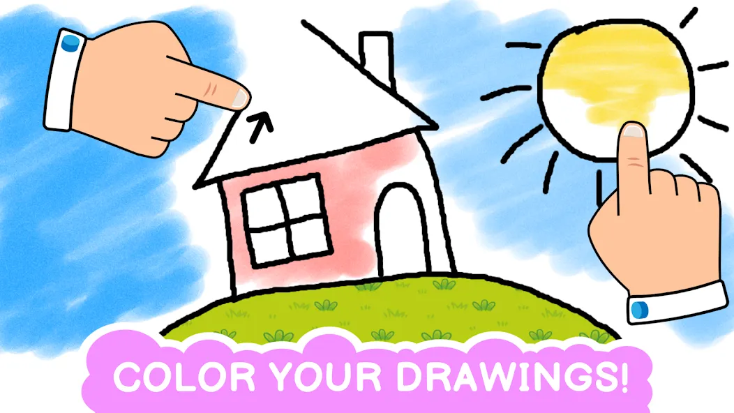 Easy coloring book for kids  [МОД Unlimited Money] Screenshot 3