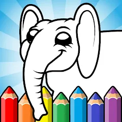 Скачать взлом Easy coloring pages for kids [МОД Unlocked] на Андроид