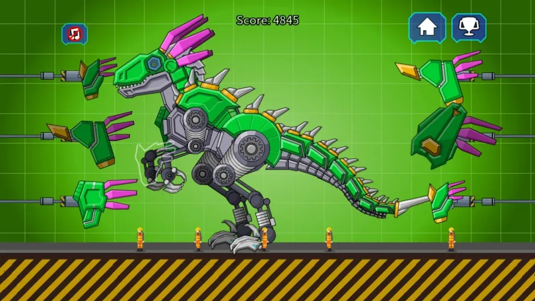 Velociraptor Rex Dino Robot (Велоцираптор Рекс Дино Робот)  [МОД Бесконечные монеты] Screenshot 1