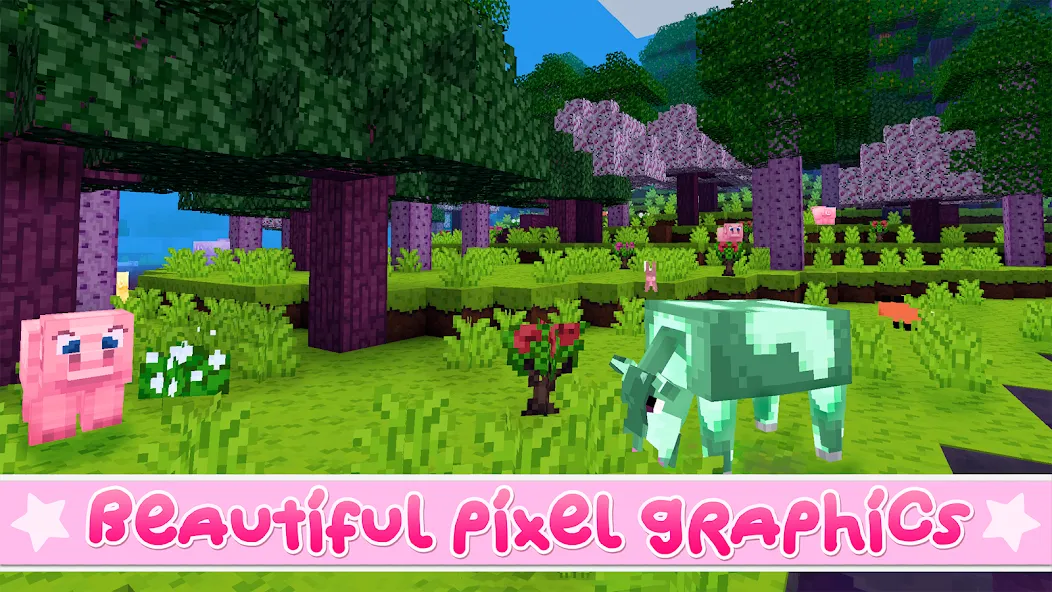 Kawaii World - Craft and Build (Кавайи Ворлд)  [МОД Бесконечные деньги] Screenshot 4