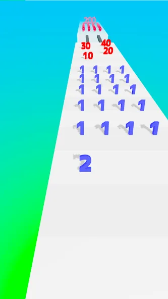 Number Master: Run and merge (Намбер Мастер)  [МОД Много денег] Screenshot 1