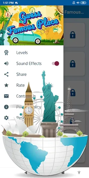 Guess the famous place  [МОД Много монет] Screenshot 5
