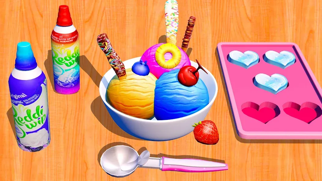 Ice Cream Games: Rainbow Maker (Айс Крем Геймс)  [МОД Бесконечные монеты] Screenshot 5