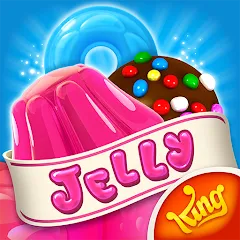 Скачать взлом Candy Crush Jelly Saga (Кенди Краш Джелли Сага)  [МОД Много денег] на Андроид