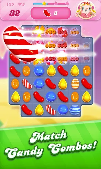 Candy Crush Saga (Кенди Краш Сага)  [МОД Все открыто] Screenshot 2