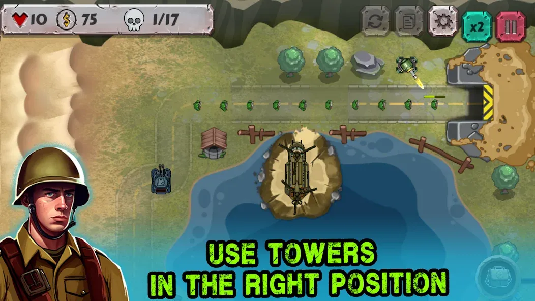 Battle Strategy: Tower Defense  [МОД Unlimited Money] Screenshot 3