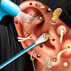 Скачать взлом Ear Salon ASMR Ear Wax & Tattoo (АСМР) [МОД Бесконечные монеты] на Андроид