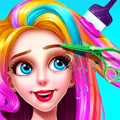 Скачать взлом Girls Hair Salon [МОД Все открыто] на Андроид