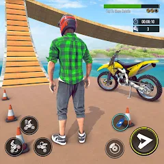 Скачать взлом Bike Stunt : Motorcycle Game [МОД Много денег] на Андроид