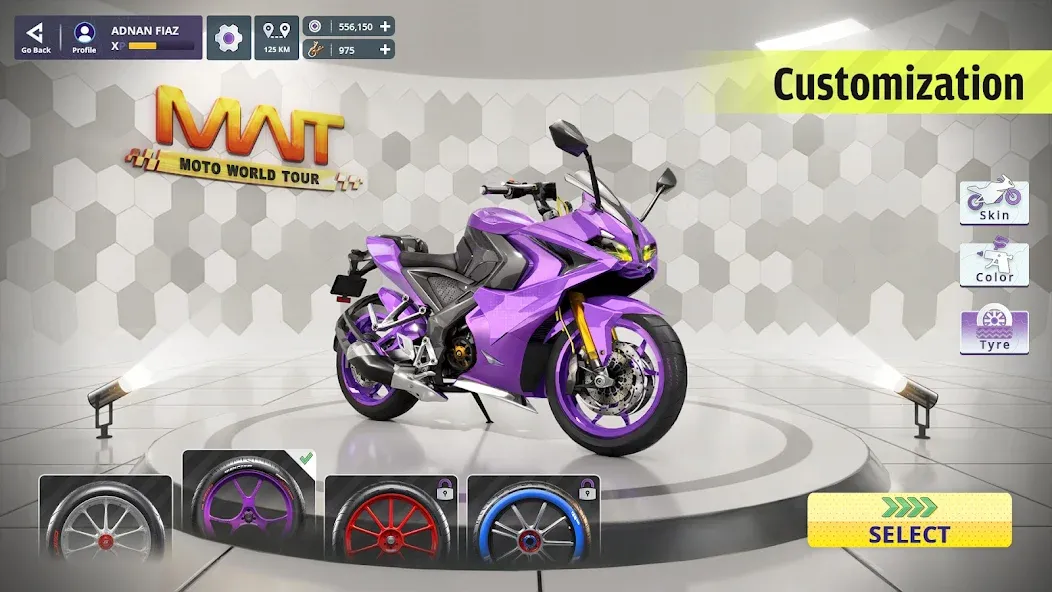 Moto World Tour: Bike Racing  [МОД Mega Pack] Screenshot 4