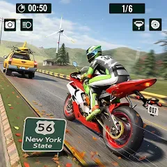 Скачать взлом Moto World Tour: Bike Racing [МОД Mega Pack] на Андроид