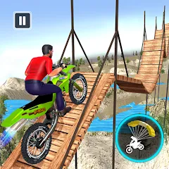 Скачать взлом Bike Stunt Game: Tricks Master [МОД Menu] на Андроид