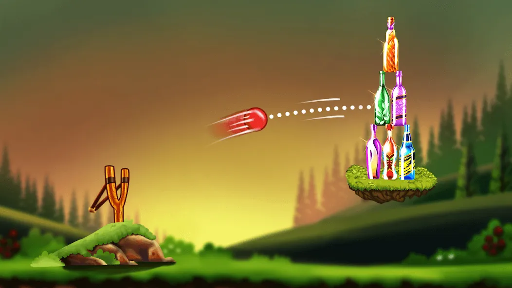 Bottle Shooting Game 2  [МОД Unlimited Money] Screenshot 1