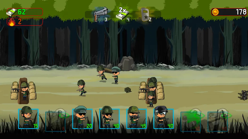 Army War: Military Troop Games  [МОД Все открыто] Screenshot 3